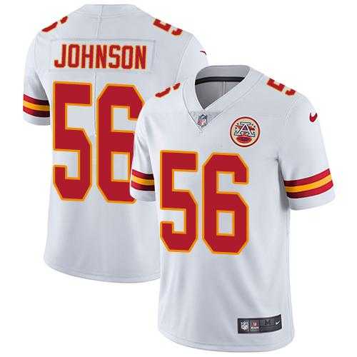 Nike Kansas City Chiefs #56 Derrick Johnson White NFL Vapor Untouchable Limited Jersey,We sell and wholesale Nike Kansas City Chiefs #56 Derrick Johnson White NFL Vapor Untouchable Limited Jersey on line form chian!